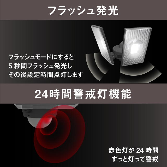 ライド 4.5W LEDセンサーライト（LED-AC104） センサーライト｜高枝切鋏